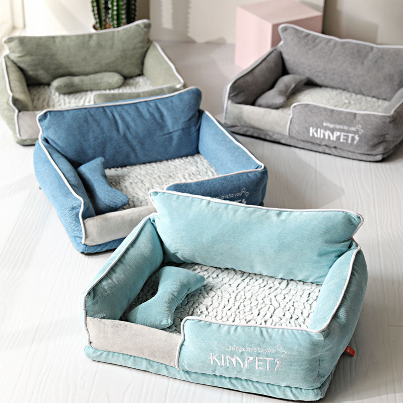 Orthopedic Memory Foam Dog Bed with Washable Cover