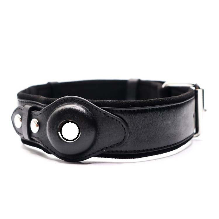 Premium First Layer Leather Dog Collar with GPS Location Tracker