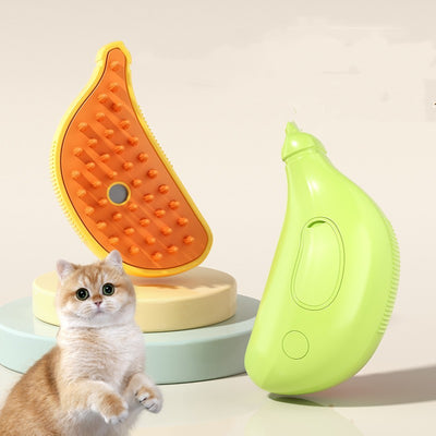 3-in-1 Pet Steam Brush for Dogs & Cats